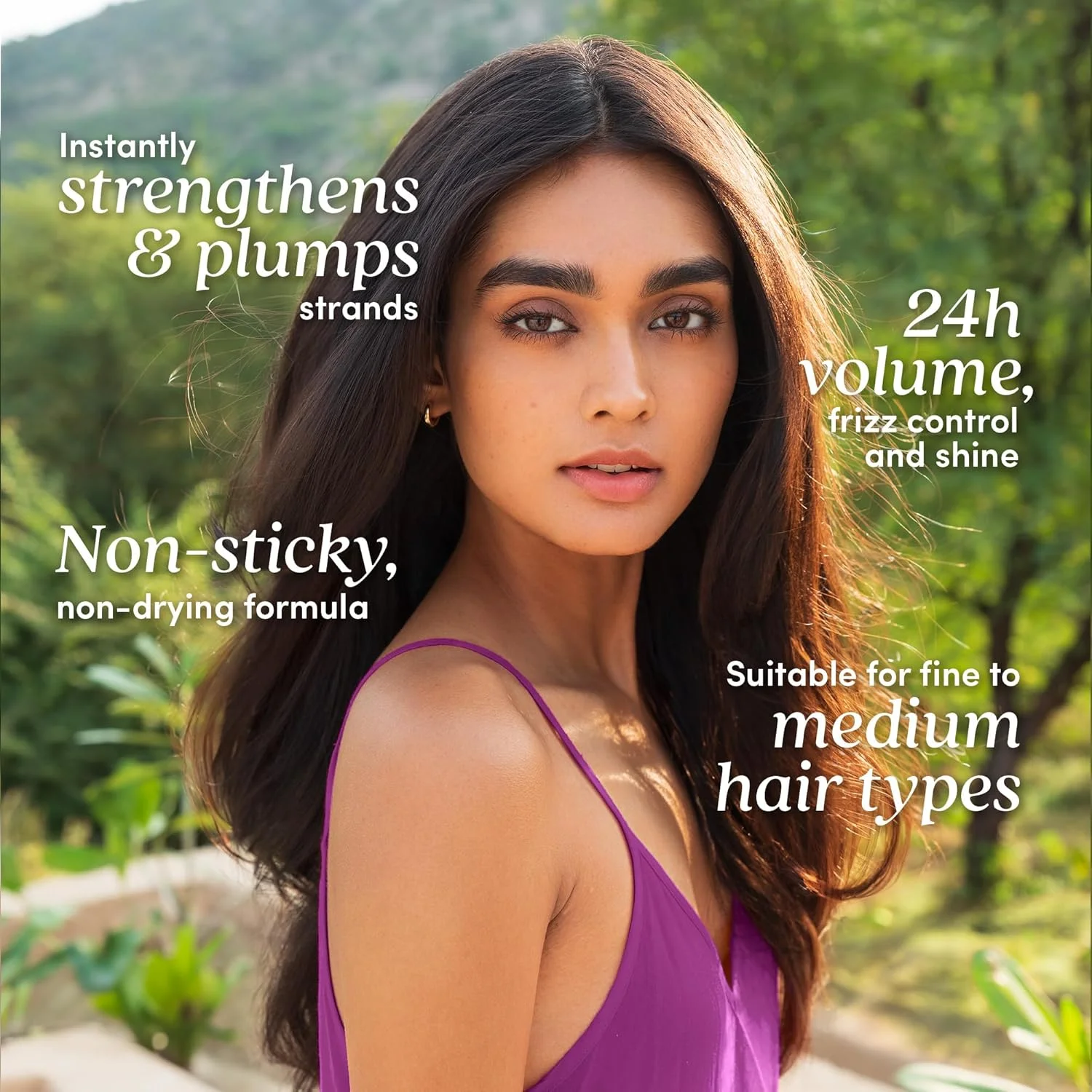 اسپری حجم دهنده و مرطوب کننده مو فیبل اند مین، نرم کننده و حجیم کننده برای موهای ضخیم تر و پرتر. غیر چسبنده، محافظت در برابر حرارت، اسپری لیفت ریشه برای موهای نازک