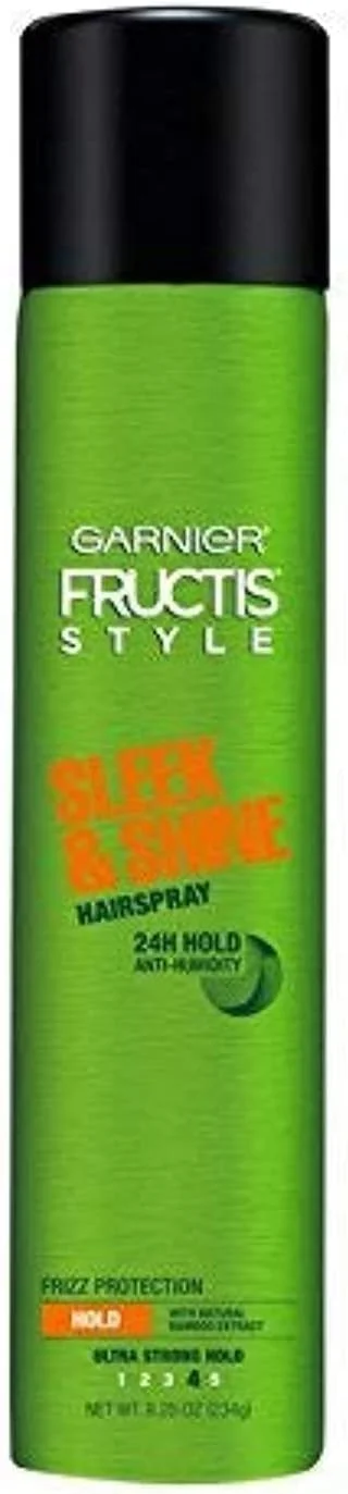 اسپری مو ضد رطوبت و براق کننده گارنیه فروکتیس اسلیک اند شاین مناسب برای خانم ها و آقایان - 244 میلی لیتر