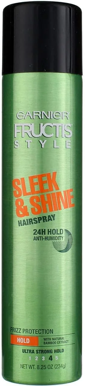 اسپری مو ضد رطوبت و براق کننده گارنیه فروکتیس اسلیک اند شاین مناسب برای خانم ها و آقایان - 244 میلی لیتر
