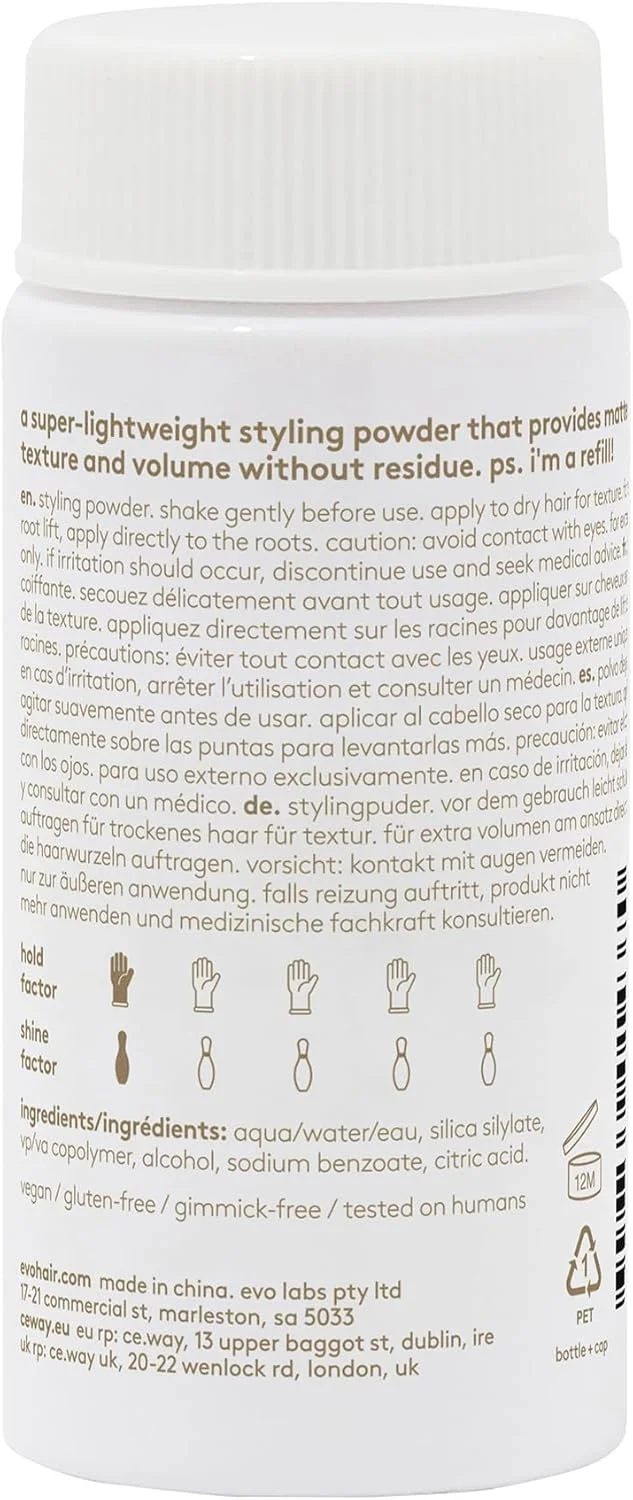 پودر حالت دهنده مو EVO Haze - اسپری پمپی با بافت و حجم دهنده مو - حجم دهنده با پوشش مات - 50 میلی لیتر / 10 گرم
