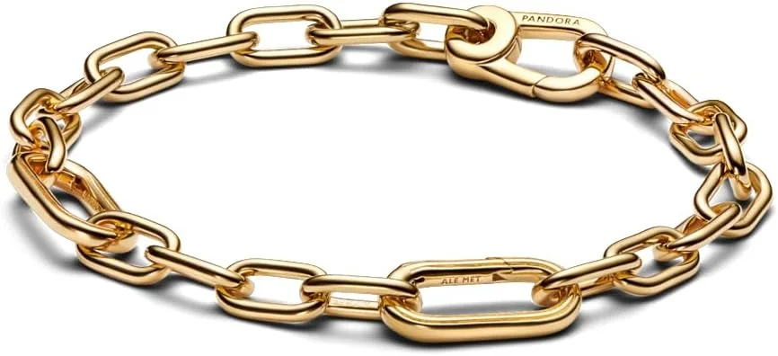 دستبند زنجیری حلقه کوچک Pandora ME - سازگار با جواهرات ME - دستبند طلای 14 عیار - دستبند قابل تنظیم - هدیه برای او - جواهرات زنانه همراه با جعبه هدیه