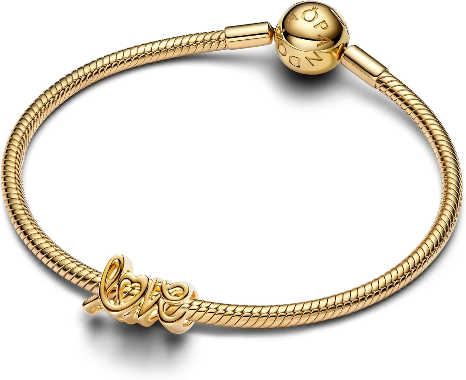 دستبند زنجیری نقره استرلینگ پاندورا، سایز 23 سانتی متر، نقره ای