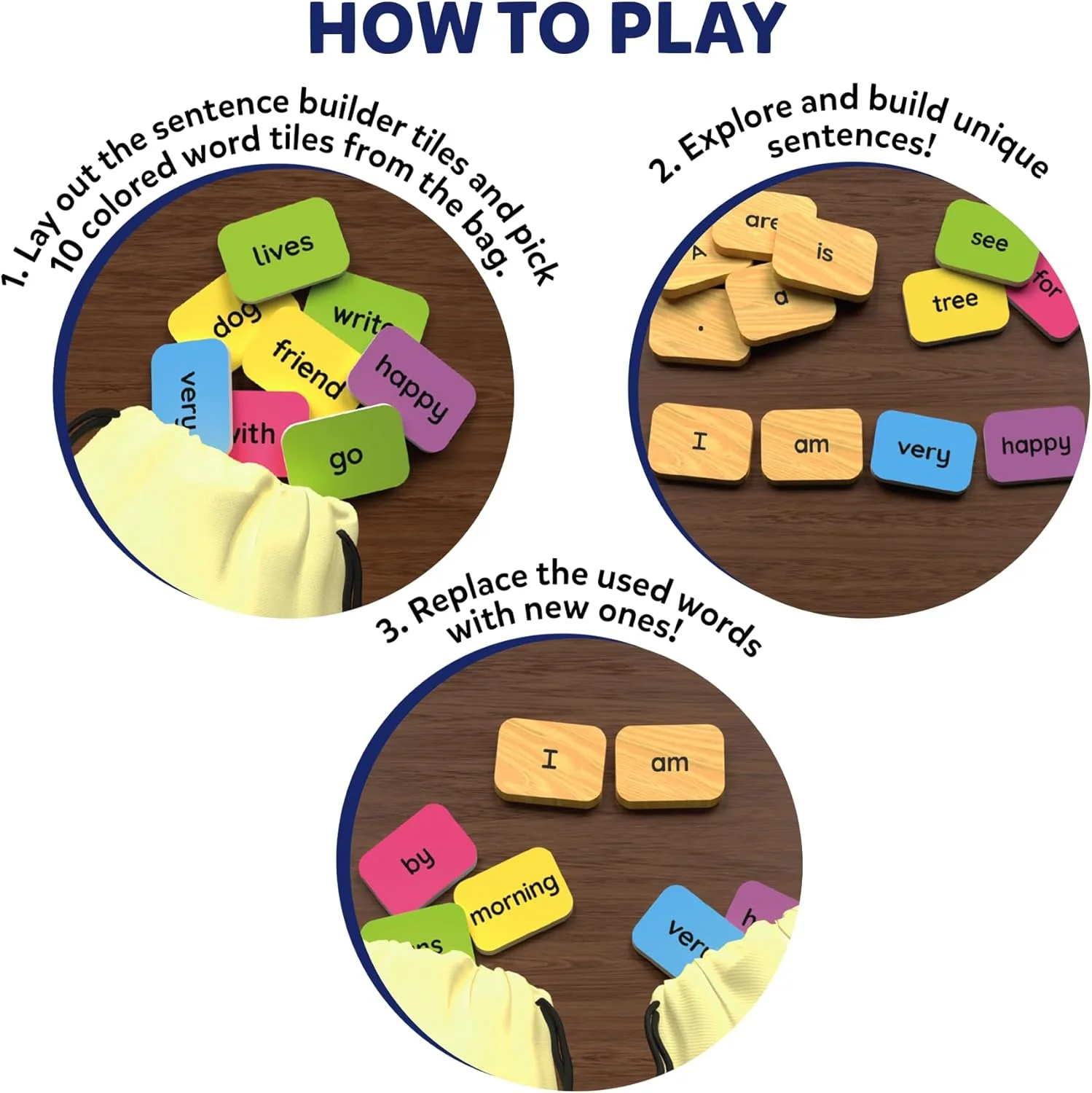 بازی آموزشی Skillmatics - جستجوی جمله، اسباب بازی ها و بازی های سرگرم کننده برای یادگیری کودکان، فعالیت جمله سازی، بازی خلاقانه با کلمات، هدیه برای پسران و دختران 5، 6، 7، 8 ساله