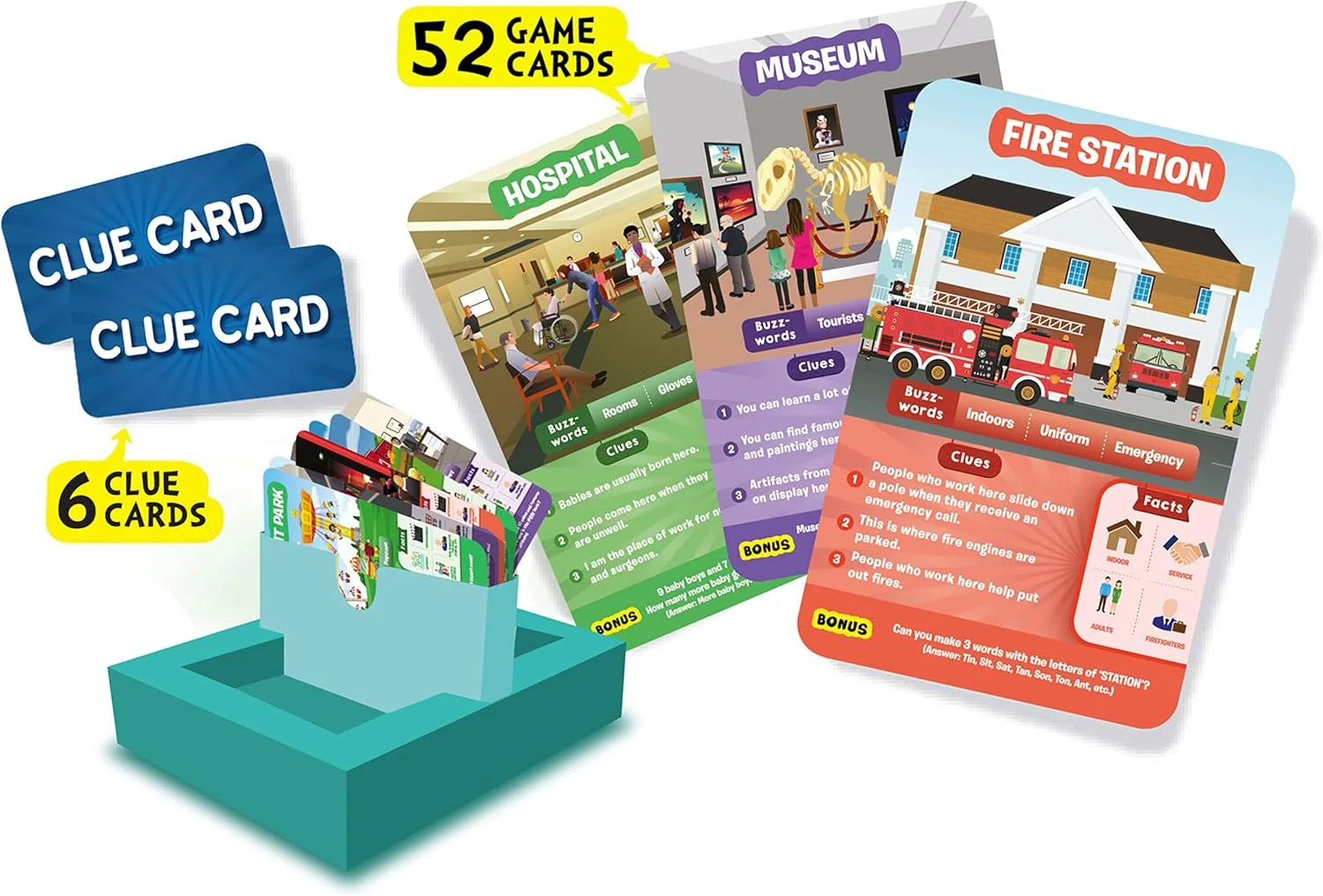 بازی فکری حدس بزن در 10 اسکیل‌ماتیکس اسپین مستر گیمز، بازی آموزشی برای خانواده‌ها و کودکان 5 سال به بالا، سفر در شهر