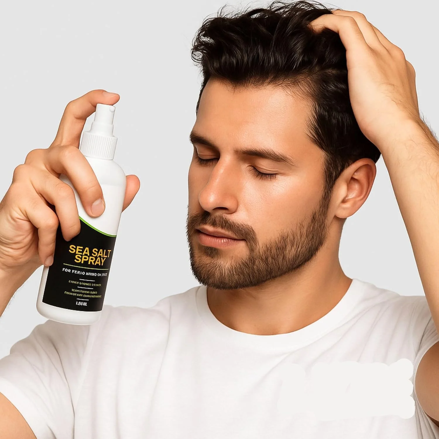 اسپری حجم دهنده مو نمک دریایی هیرتیک، 100 میلی لیتر، غنی شده با نیاسینامید، بیوتین و نمک دریا | برای موهای پرپشت تر و حجیم تر فوری | اسپری بافت دهنده، ظاهر ساحلی و امواج طبیعی | مناسب برای انواع مو