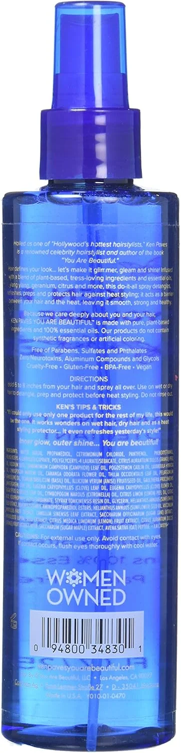 اسپری محافظ حرارتی و باز کننده گره مو کن پیوز مدل You Are Beautiful، 0.03 کیلوگرم