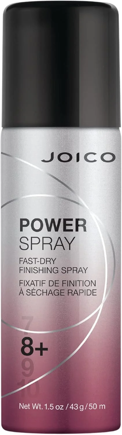 اسپری حالت دهنده سریع خشک شونده Joico Power Spray | مناسب برای اکثر انواع مو | محافظت در برابر گرما و رطوبت | محافظت در برابر آلودگی و اشعه ماوراء بنفش مضر | بدون پارابن و سولفات | ماندگاری 72 ساعته | 44 میلی لیتر