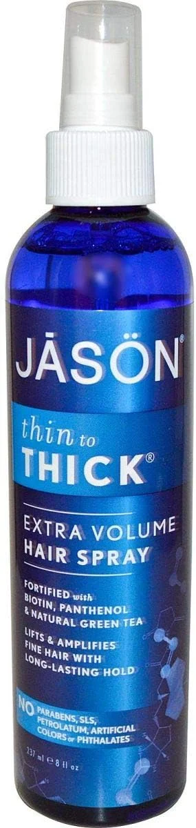 اسپری مو حجم دهنده جیسون نچرال مناسب موهای نازک و کم حجم 237 میلی لیتر