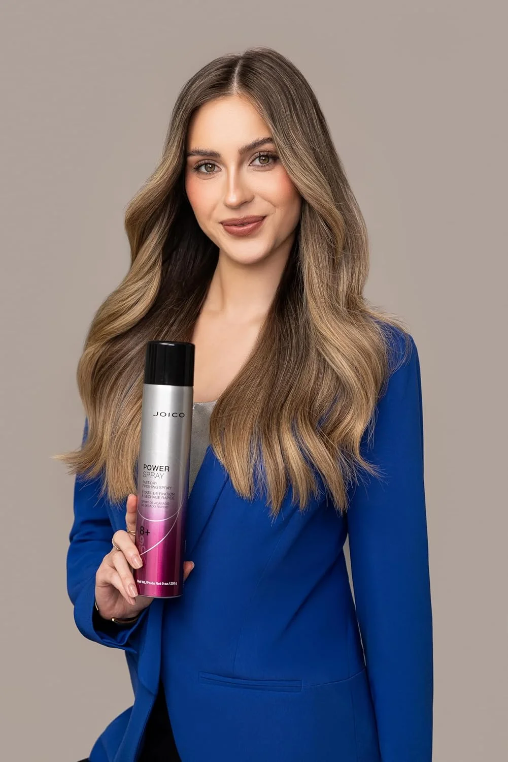 اسپری موی سریع خشک‌شونده Joico Power Spray | مناسب برای اکثر انواع مو | محافظت در برابر گرما و رطوبت، آلودگی و اشعه ماوراء بنفش مضر | بدون پارابن و سولفات | ماندگاری 72 ساعته | 9.0 Fl Oz
