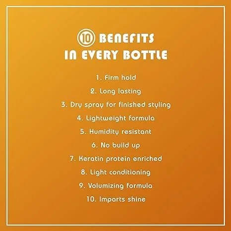 اسپری حالت دهنده فوق العاده قوی و معجزه آسای ایتس اِ 10 به همراه کراتین 283 گرم