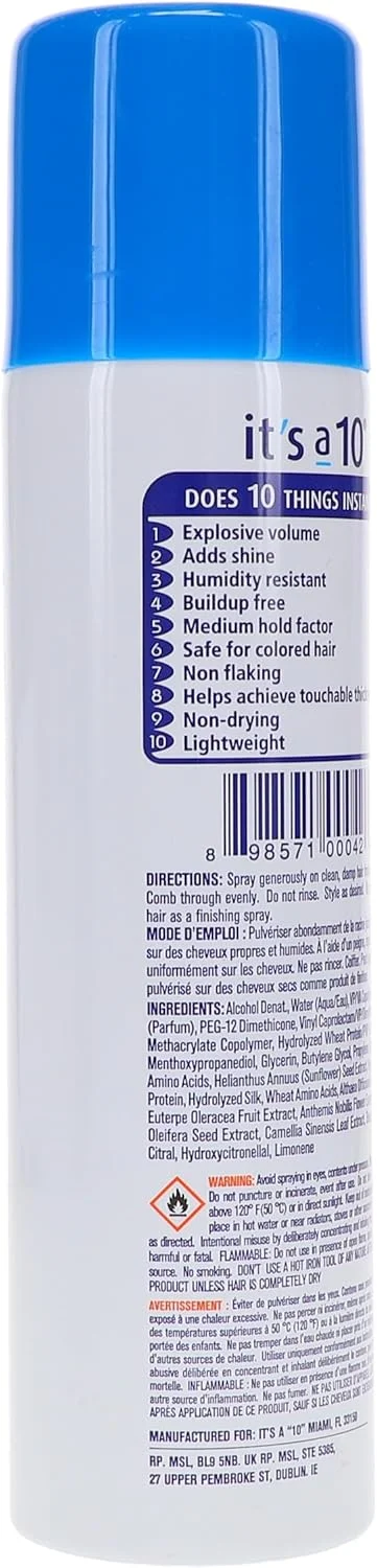 حجم دهنده مو ایتس ا 10 مدل Miracle Blow Dry، 177 میلی لیتر