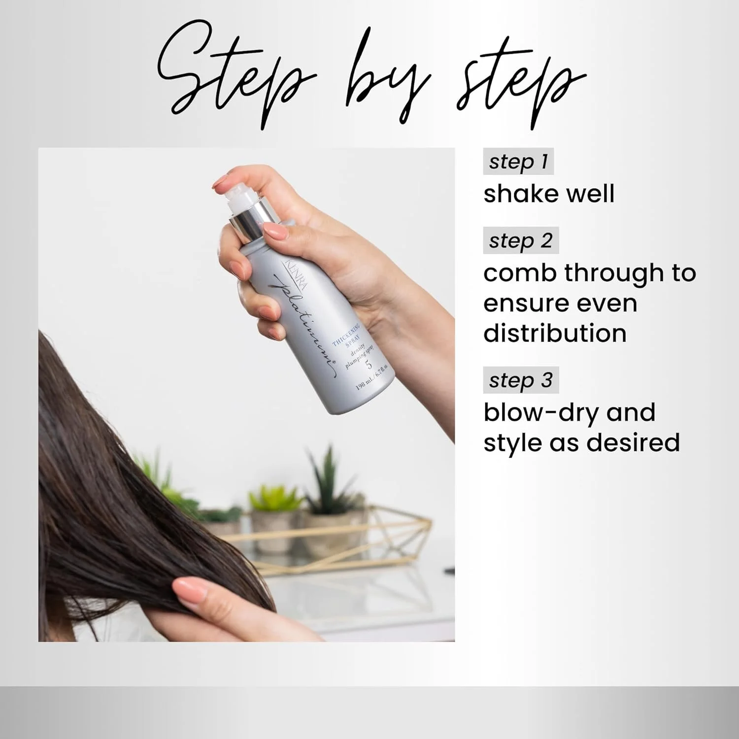 اسپری حجم دهنده مو کنرا پلاتینیوم 5، حجم 200 میلی لیتر