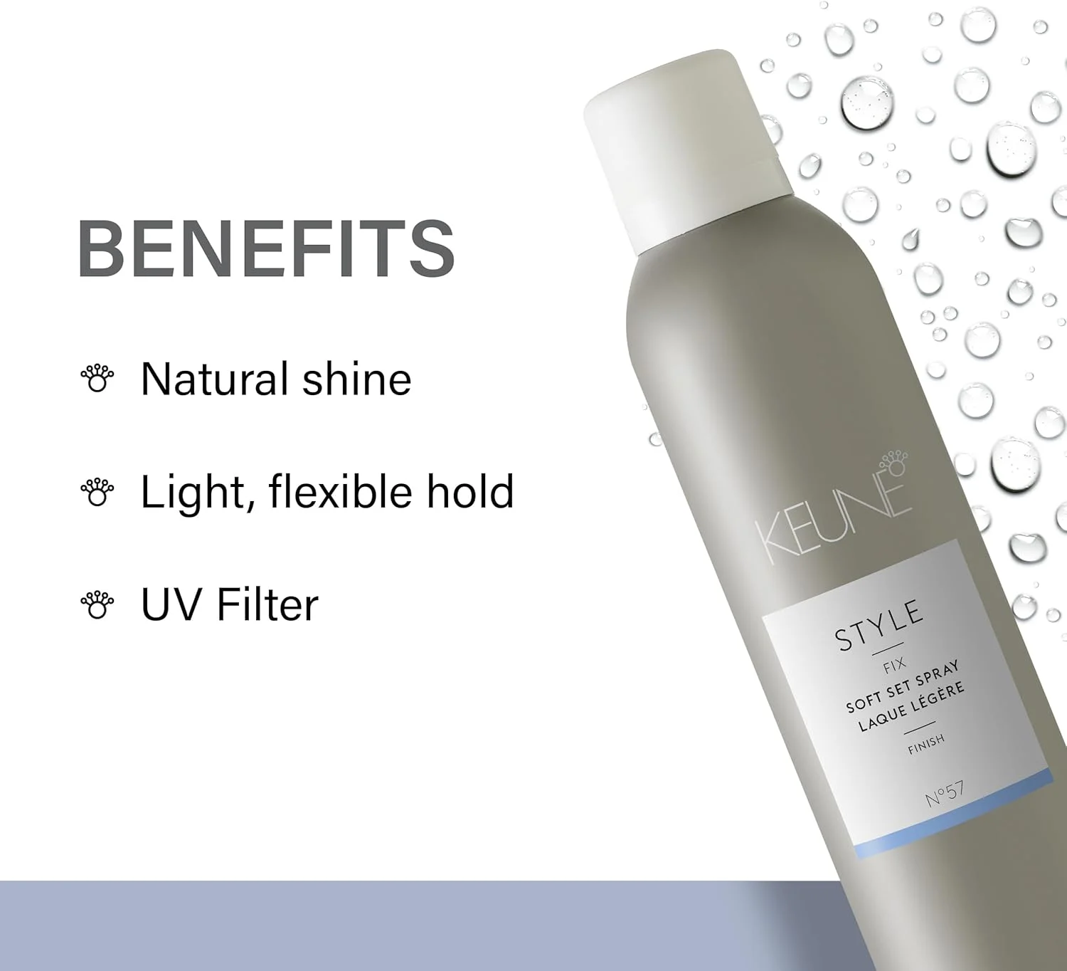 اسپری موی نگهدارنده ملایم KEUNE Style، 260 میلی لیتر