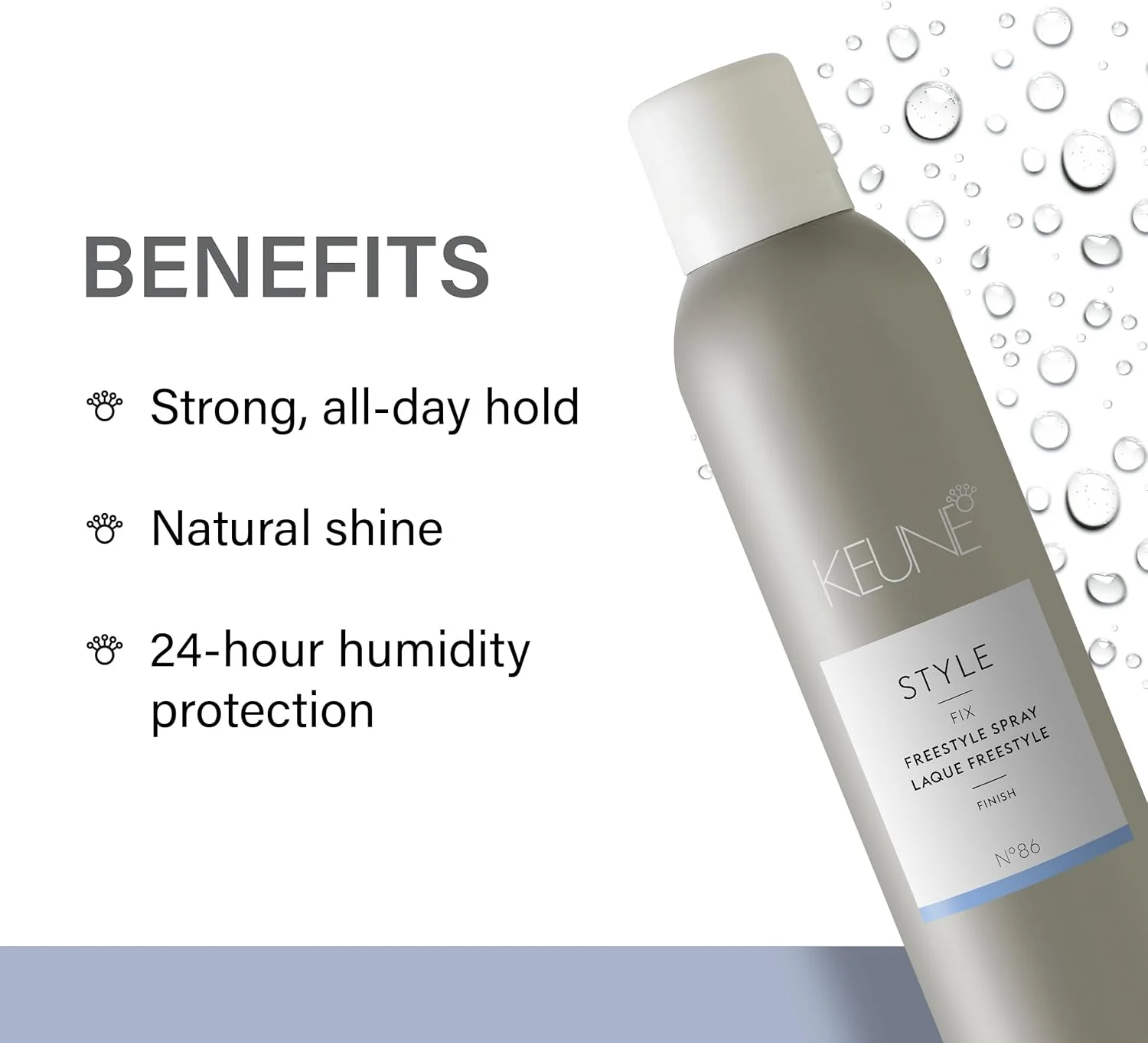 اسپری موی کئون استایل فری استایل برای حالت دهی انعطاف پذیر، 260 میلی لیتر