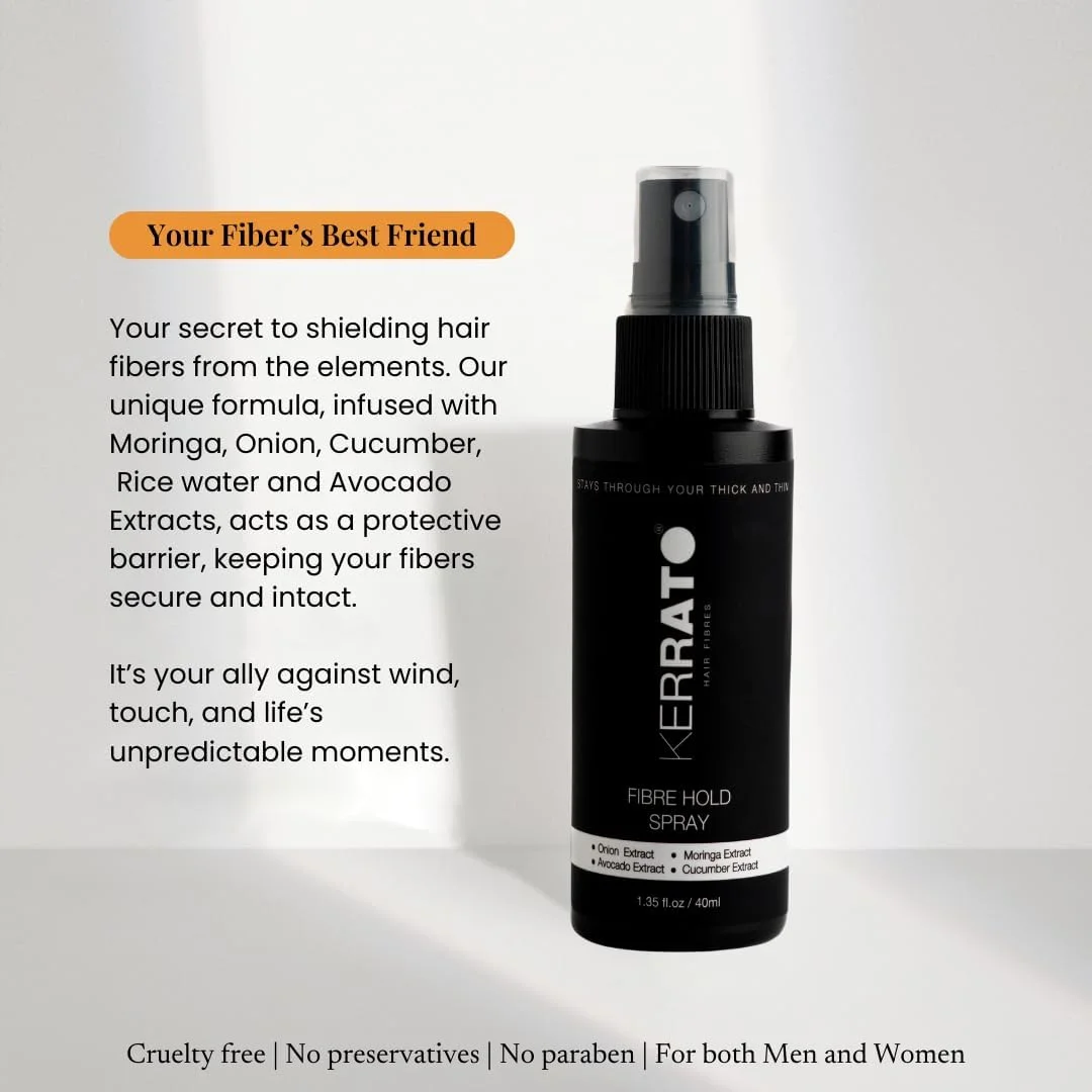 اسپری تثبیت کننده فیبر مو کراتو، مقاوم در برابر آب، مناسب برای انواع فیبرهای مو (40 میلی لیتر) | نگهدارنده قوی در تمام طول روز | اسپری نگهدارنده فیبر (بسته 1 عددی) اسپری تثبیت کننده فیبر مو کراتو، مقاوم در برابر آب، مناسب برای انواع فیبرهای مو (40 میلی لیتر) | نگهدارنده قوی در تمام طول روز | اسپری نگهدارنده فیبر (بسته 1 عددی)