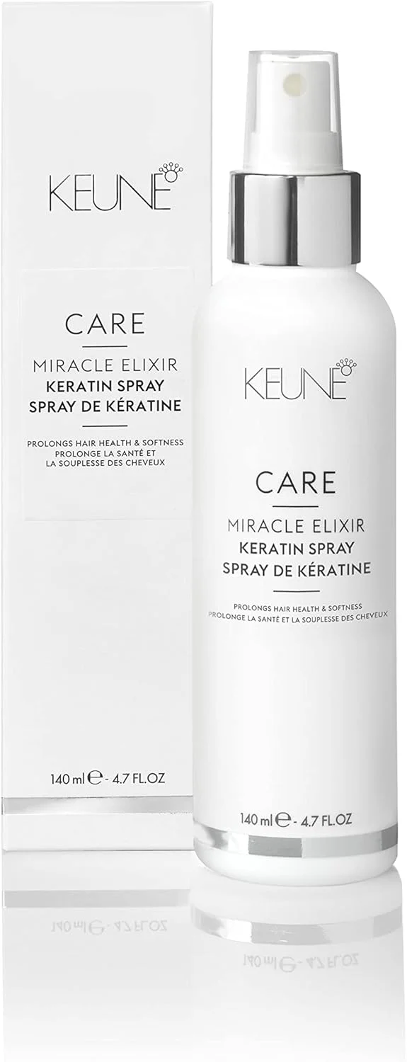 اسپری الکسیر معجزه آسای کراتین صاف کننده موهای کراتینه کیون .Care Line، اسپری ضد وز کراتین 140 میلی لیتر