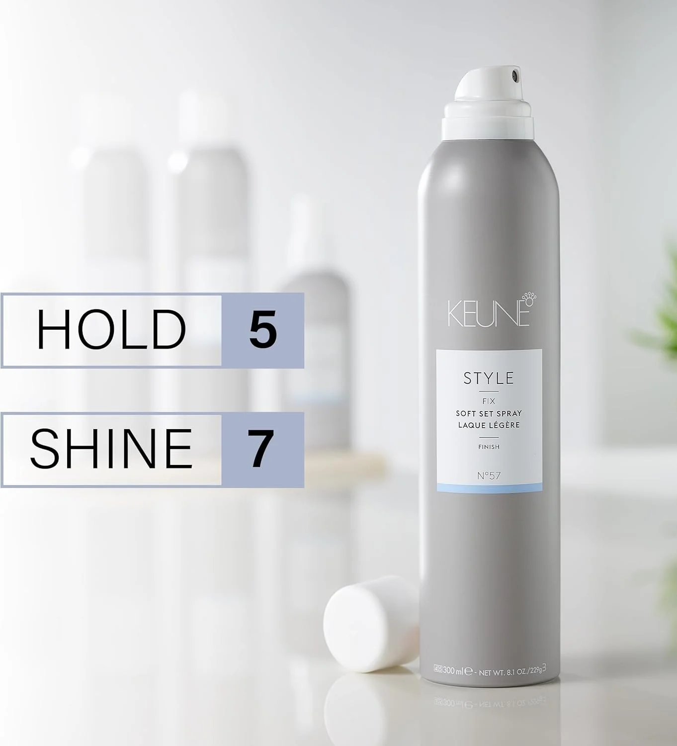 اسپری موی نگهدارنده ملایم KEUNE Style، 260 میلی لیتر