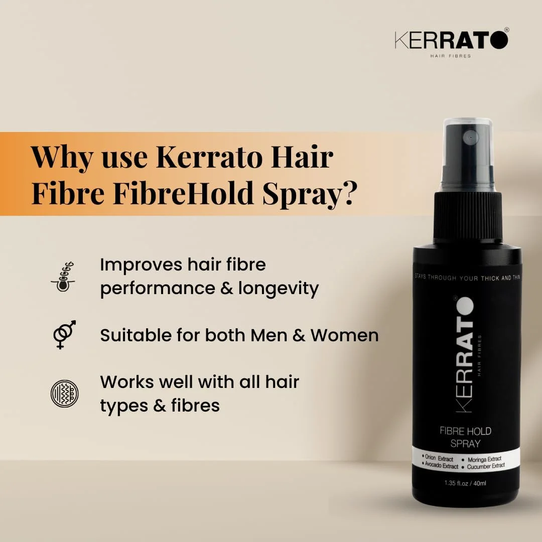 اسپری تثبیت کننده فیبر مو کراتو، مقاوم در برابر آب، مناسب برای انواع فیبرهای مو (40 میلی لیتر) | نگهدارنده قوی در تمام طول روز | اسپری نگهدارنده فیبر (بسته 1 عددی) اسپری تثبیت کننده فیبر مو کراتو، مقاوم در برابر آب، مناسب برای انواع فیبرهای مو (40 میلی لیتر) | نگهدارنده قوی در تمام طول روز | اسپری نگهدارنده فیبر (بسته 1 عددی)