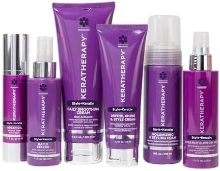 اسپری محافظ رنگ مو و کراتین Keratherapy، شفاف، 124 میلی لیتر