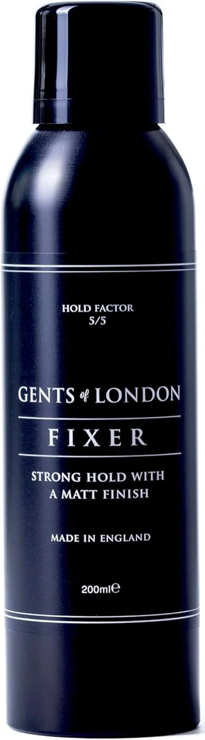 اسپری فیکسر مردانه جنتس آف لندن | اسپری موی حرفه ای با قدرت نگهدارندگی بسیار قوی (200 میلی لیتر)