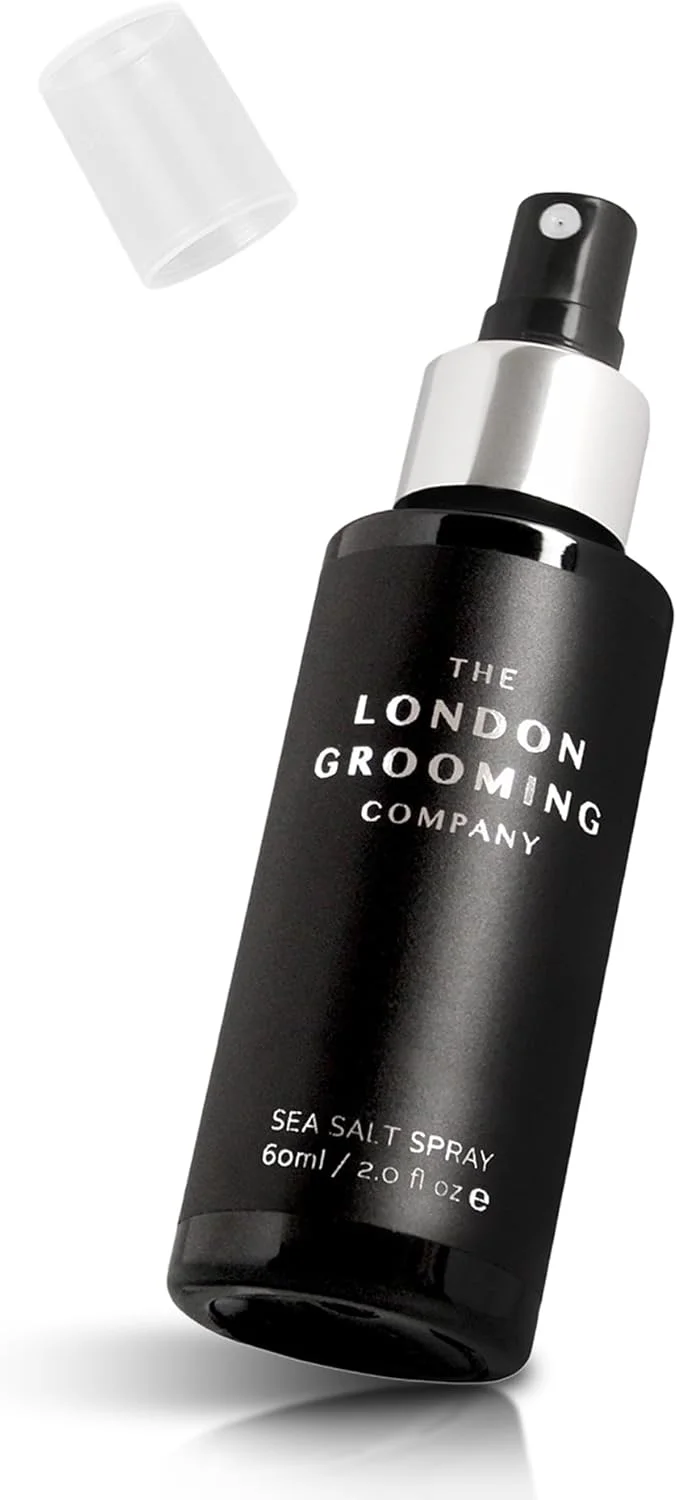 اسپری بافت دهنده موی مردانه نمک دریایی از شرکت لاندن گرومینگ - حالت دهنده قوی و نمای مات - محصول موی مردانه بر پایه آب 60 میلی لیتر برای بافت و حجم دادن به مو، شستشوی آسان - رایحه عود