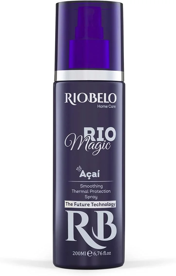 اسپری محافظ حرارتی صاف کننده مو ریو مجیک از ریو بلو - حاوی عصاره آکای برای موهای بلوند/رنگ شده 200 میلی لیتر