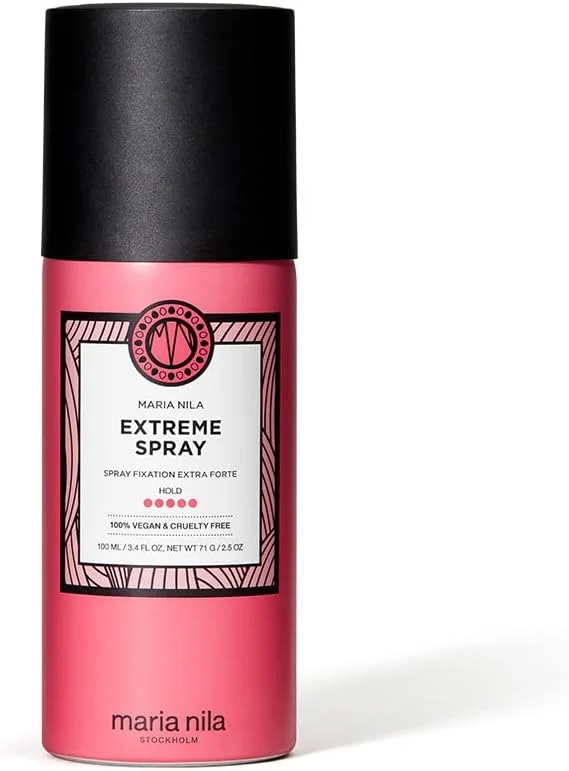 اسپری مو ماریا نیلا اکستریم، 100 میلی لیتر، قدرت نگه دارندگی 5/5، آنتی اکسیدان محافظ رنگ مو، 100% وگان و فاقد سولفات/پارابن