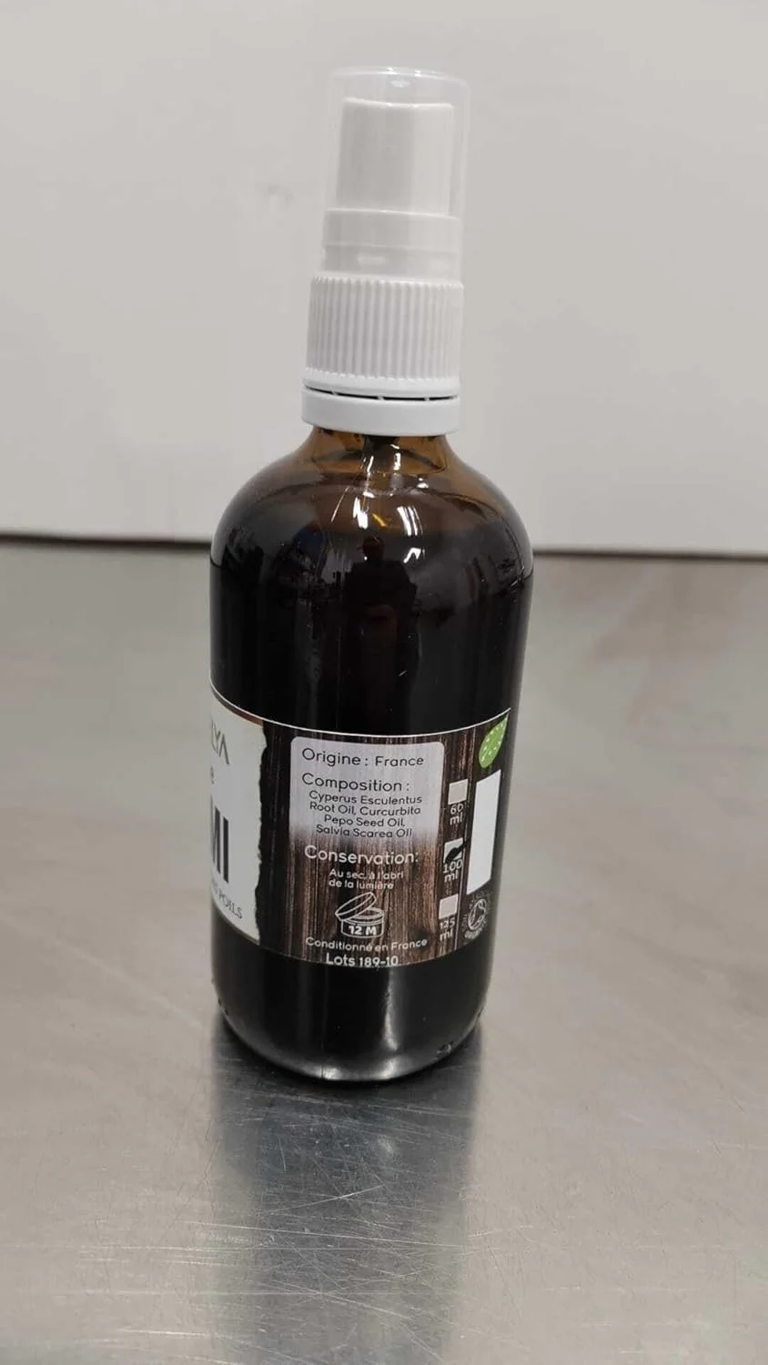 Manelya Organic Ant Oil with Spray Applicator – 100 ml – Amber Glass Bottle.