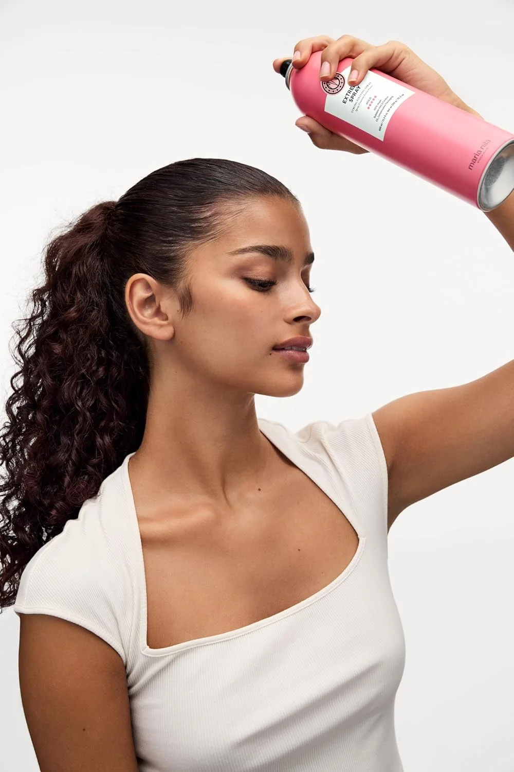 اسپری مو ماریا نیلا اکستریم، 100 میلی لیتر، قدرت نگه دارندگی 5/5، آنتی اکسیدان محافظ رنگ مو، 100% وگان و فاقد سولفات/پارابن