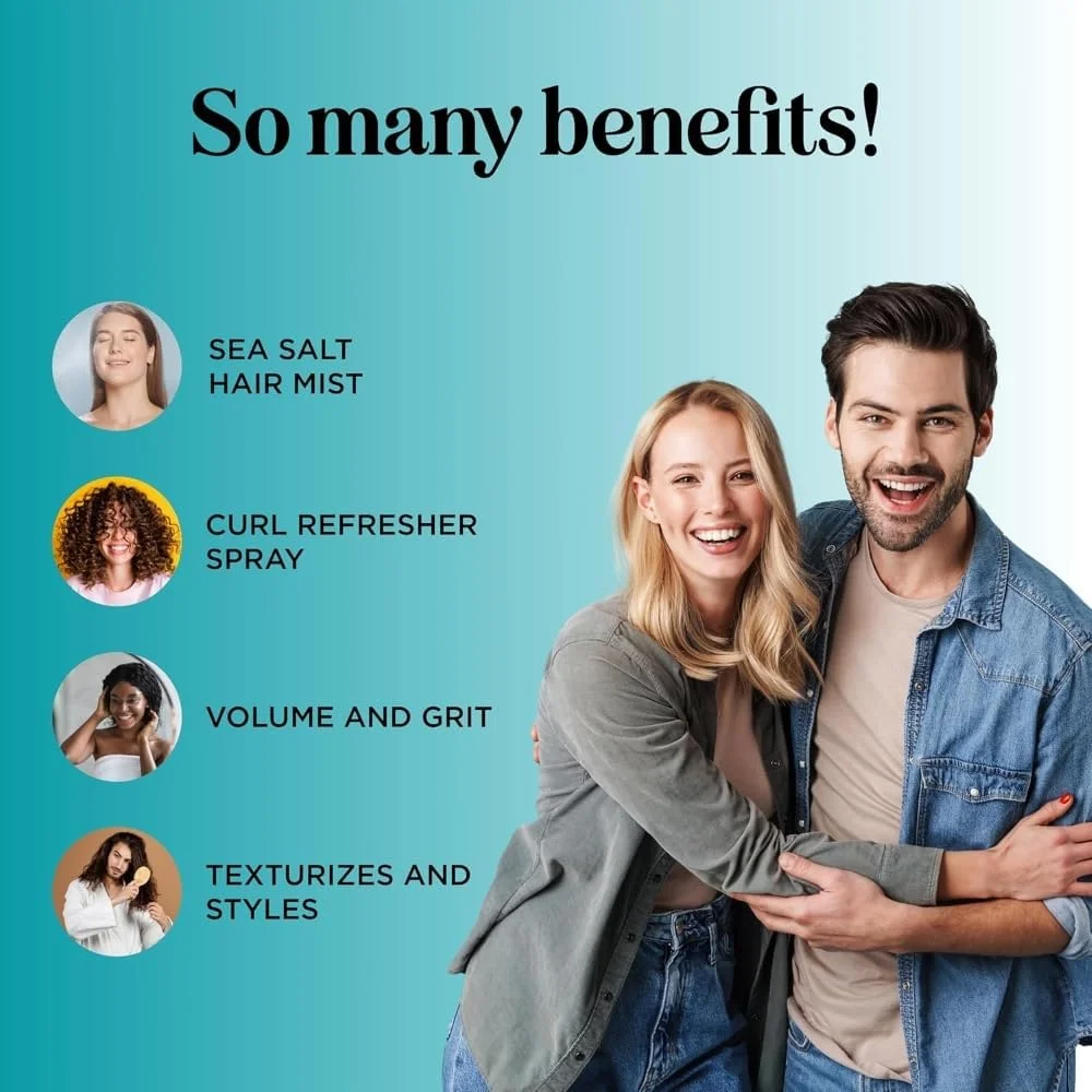 اسپری حجم دهنده مو با نمک دریایی Maple Holistics - فعال کننده بافت و فر برای ایجاد موج های ساحلی با عصاره مغذی جلبک دریایی و روغن آرگان - اسپری حالت دهنده غیر چسبنده 236 میلی لیتری برای آقایان و بانوان اسپری حجم دهنده مو با نمک دریایی Maple Holistics - فعال کننده بافت و فر برای ایجاد موج های ساحلی با عصاره مغذی جلبک دریایی و روغن آرگان - اسپری حالت دهنده غیر چسبنده 236 میلی لیتری برای آقایان و بانوان