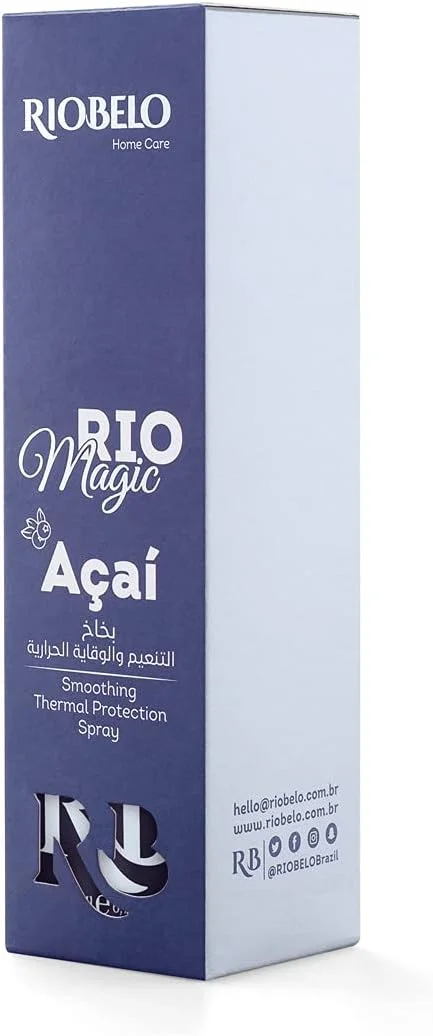 اسپری محافظ حرارتی صاف کننده مو ریو مجیک از ریو بلو - حاوی عصاره آکای برای موهای بلوند/رنگ شده 200 میلی لیتر