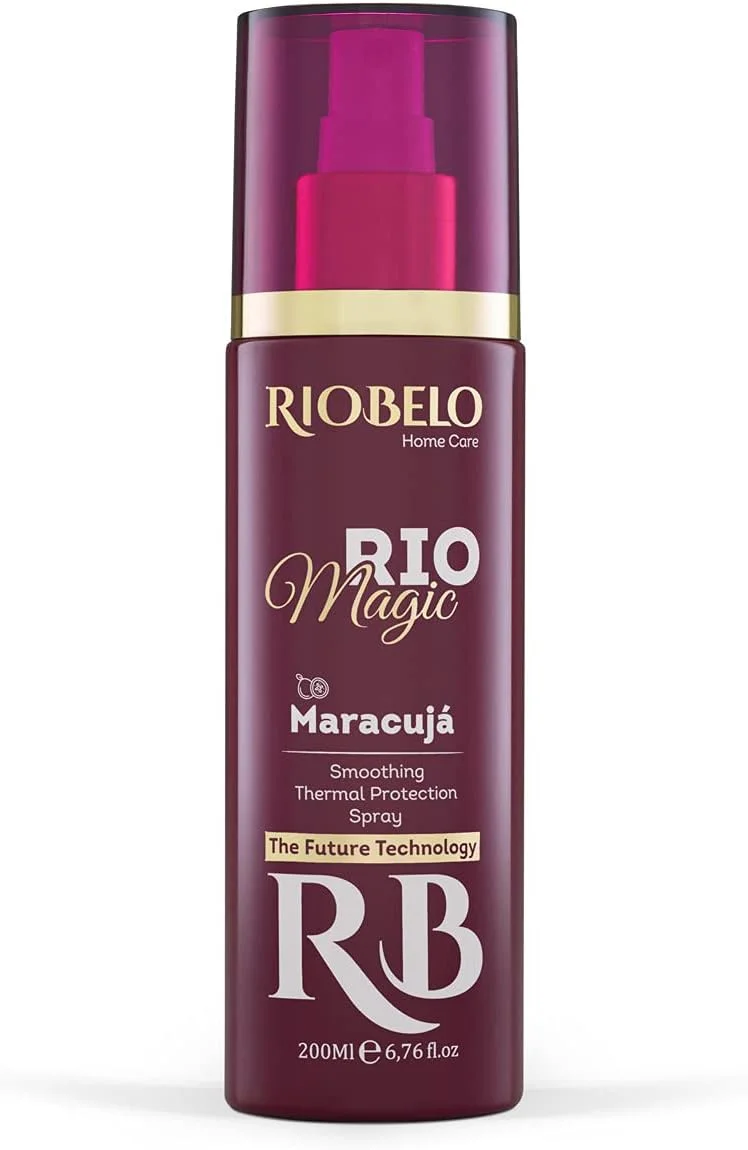 اسپری محافظ حرارتی و صاف کننده مو ریو مجیک ریو بلو - ماراکوجا مناسب موهای معمولی و فر