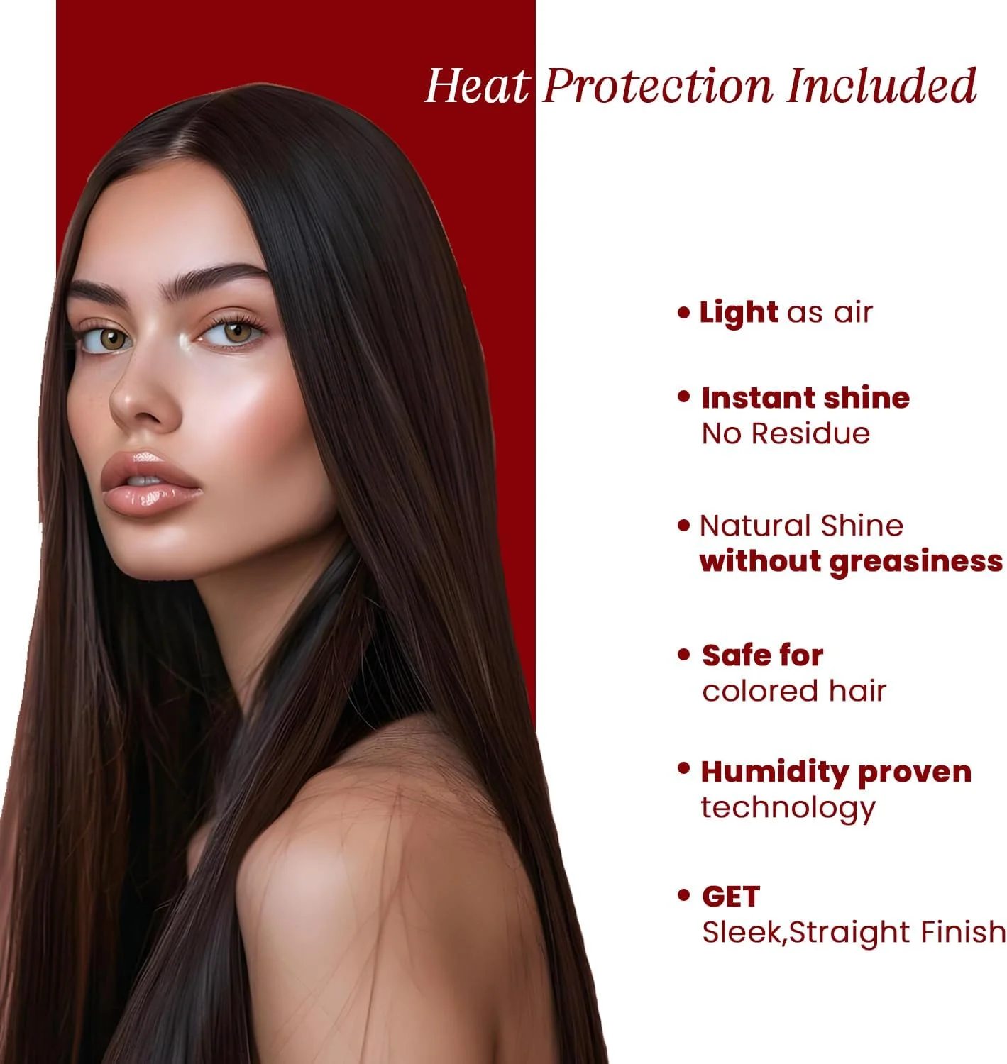 اسپری ضد وز مو MakeMeeBold (۱۰۰ میلی لیتر) | اسپری مو ضد وز برای موهای خشک و وز | بدون سولفات، بدون پارابن، وگان | ماندگاری تا ۳ بار شستشو