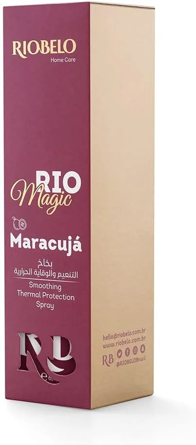اسپری محافظ حرارتی و صاف کننده مو ریو مجیک ریو بلو - ماراکوجا مناسب موهای معمولی و فر
