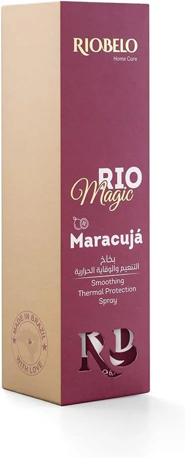 اسپری محافظ حرارتی و صاف کننده مو ریو مجیک ریو بلو - ماراکوجا مناسب موهای معمولی و فر