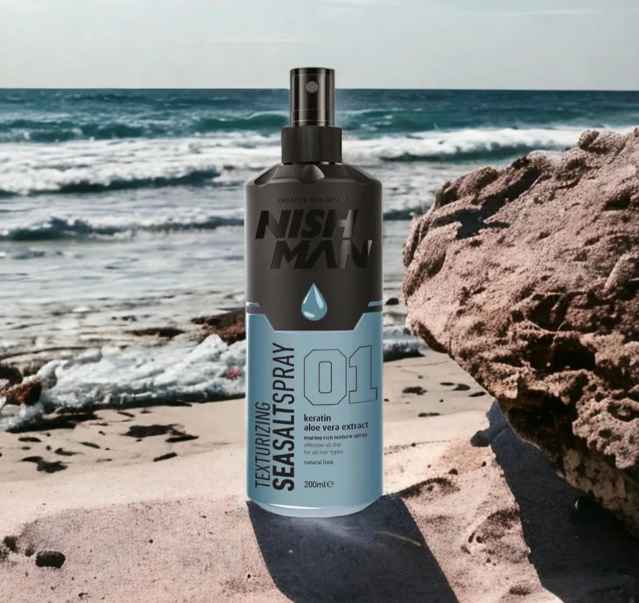 اسپری بافت دهنده موی سر نیشمن مدل Sea Salt Spray 01 حجم 200 میلی لیتر اسپری بافت دهنده موی سر نیشمن مدل Sea Salt Spray 01 حجم 200 میلی لیتر
