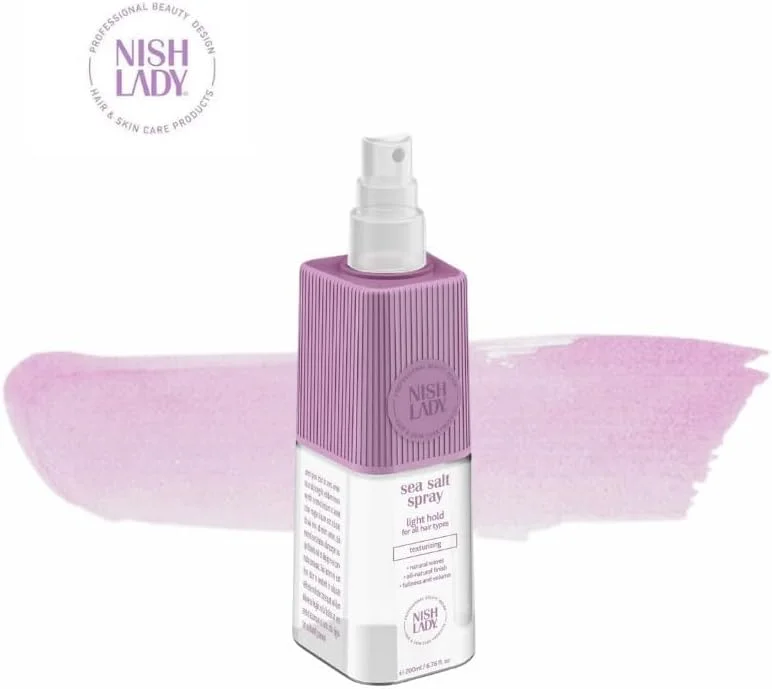 اسپری نمک دریایی نیش لیدی - حالت دهنده ملایم و بافت دهنده برای ایجاد موج و حجم طبیعی (200 میلی لیتر)