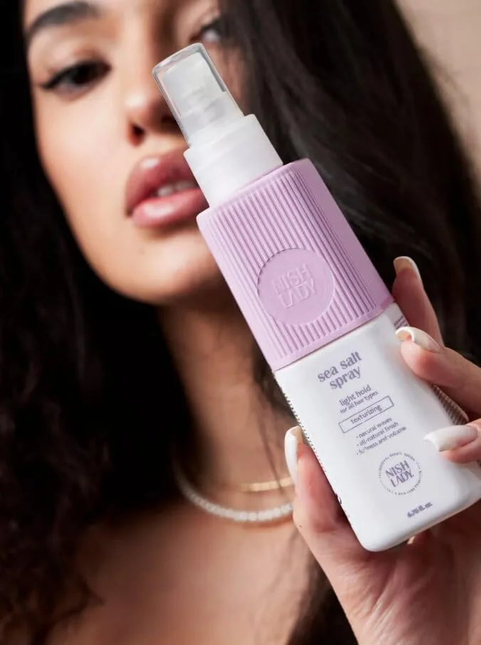 اسپری نمک دریایی نیش لیدی - حالت دهنده ملایم و بافت دهنده برای ایجاد موج و حجم طبیعی (200 میلی لیتر)