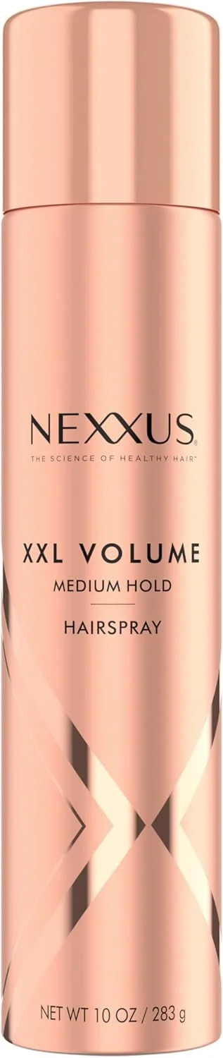 اسپری مو حجم دهنده متوسط Nexxus XXL برای حجم فوق العاده و کنترل وز تا 48 ساعت، با فناوری StyleProtect، 283 گرم