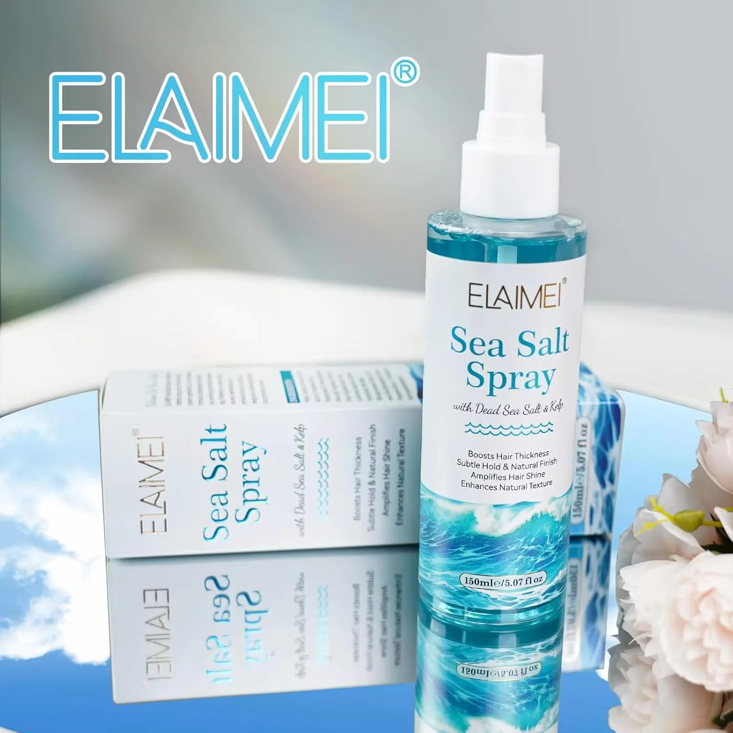 اسپری نمک دریایی مو نیکیتا ویوی مناسب آقایان و بانوان 150 میلی لیتر، اسپری بافت دهنده مو، حالت دهنده مو برای حجم و ضخامت، اسپری آب نمک، اسپری موج ساحلی، افزایش درخشندگی مو، نگهدارندگی ملایم و درخشش طبیعی