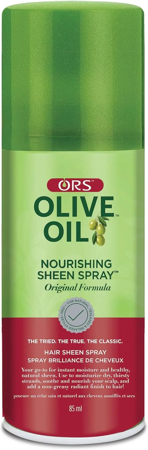 اسپری موی براق کننده و مغذی روغن زیتون او آر اس - 85 میلی لیتر