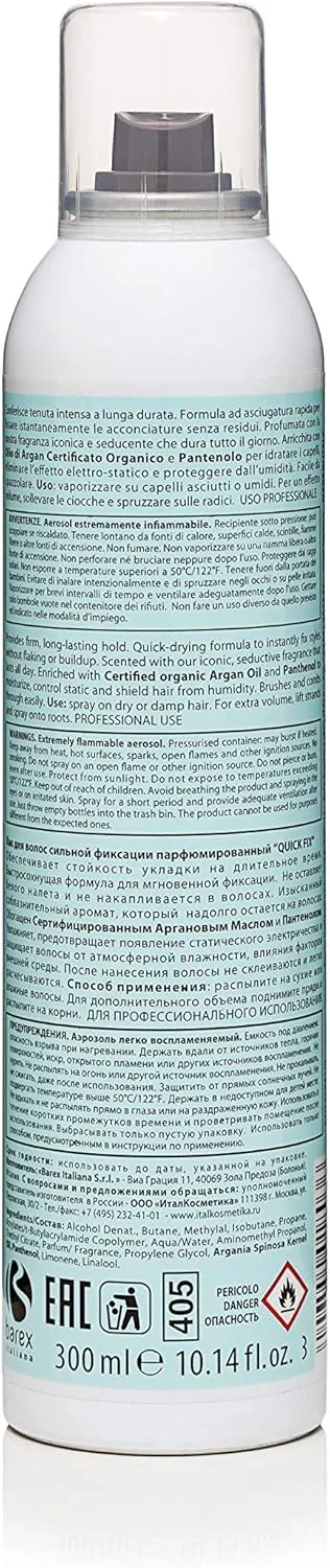 اسپری موی نگهدارنده قوی و خوشبو کننده مو Barex Oro del Marocco - ODM Quick Fix، حجم 300 میلی لیتر