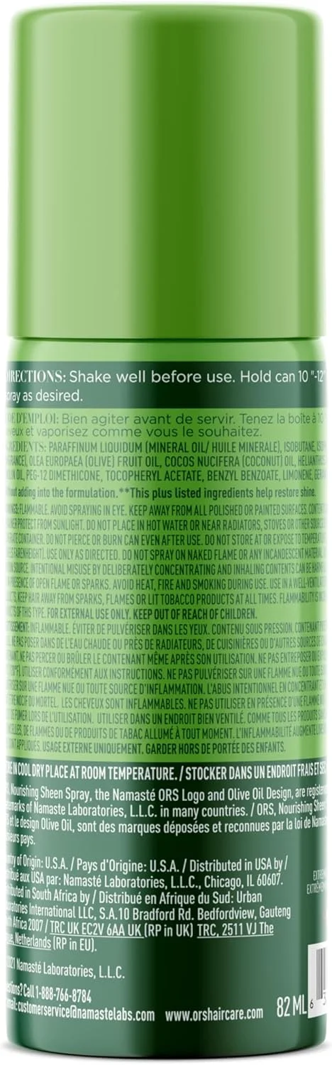 اسپری مغذی و براق کننده روغن زیتون ارگانیک روت استیمولاتور ORS، 80 میلی لیتر (بسته 2 عددی) اسپری مغذی و براق کننده روغن زیتون ارگانیک روت استیمولاتور ORS، 80 میلی لیتر (بسته 2 عددی)