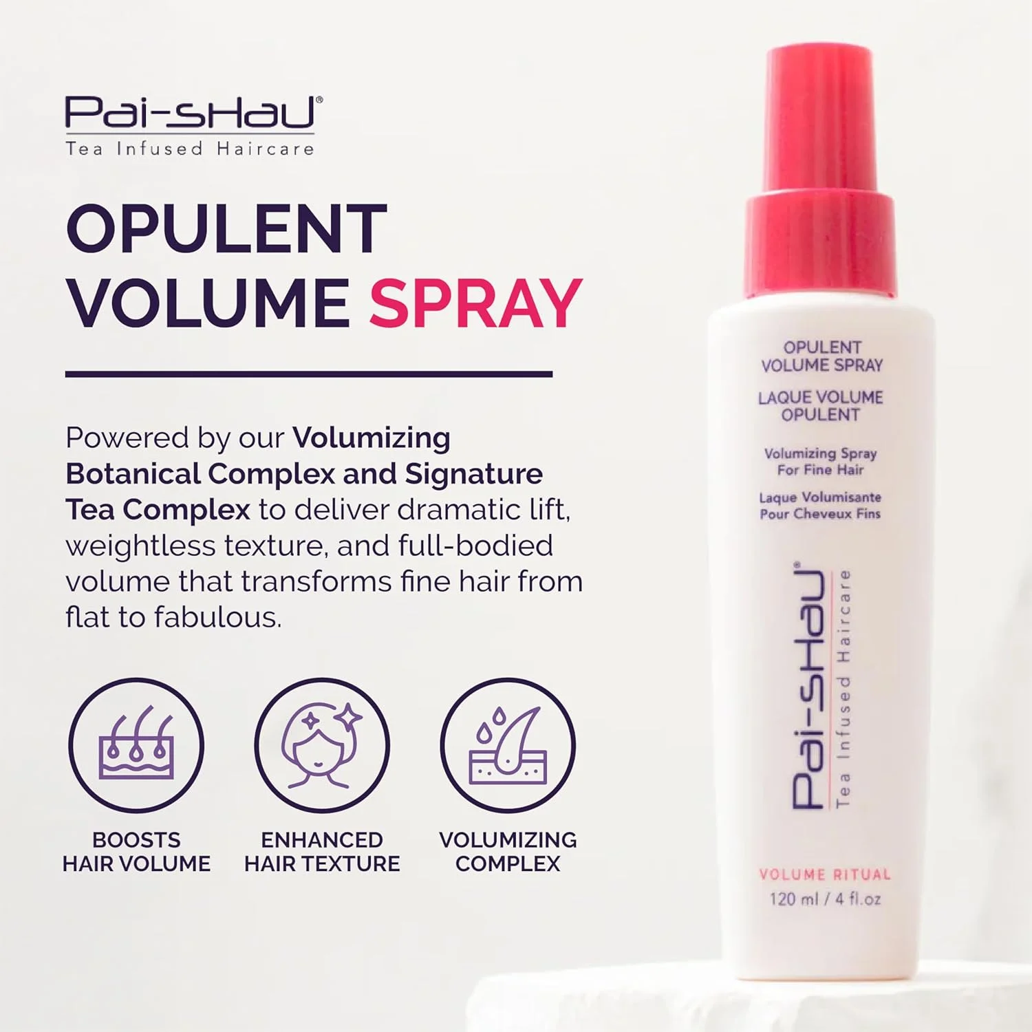 اسپری حجم دهنده مو Pai-Shau Opulent Volume، ۱۱۸ میلی لیتر اسپری حجم دهنده مو Pai-Shau Opulent Volume، ۱۱۸ میلی لیتر