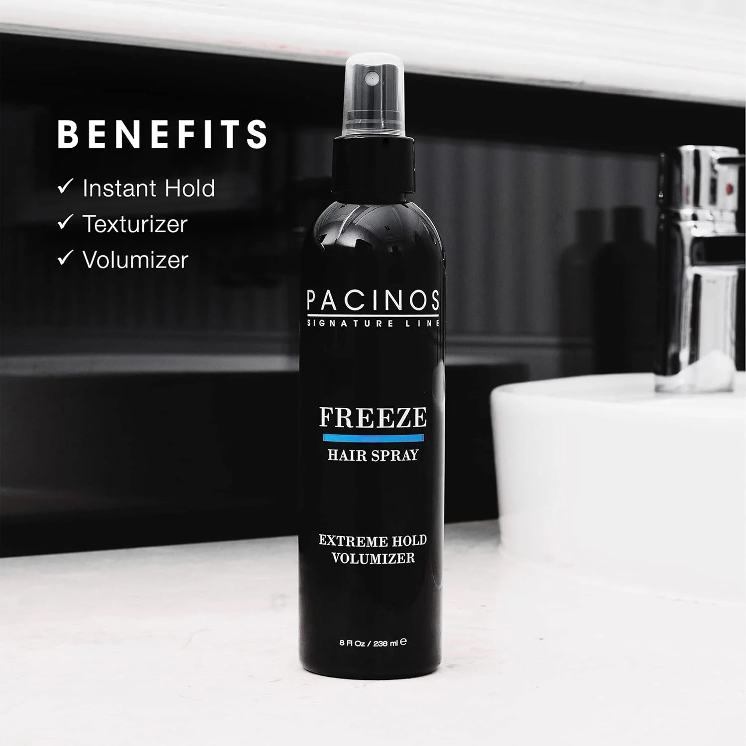اسپری فریز پاکینوس، اسپری مو با قدرت نگهداری فوق العاده، حجم دهنده و بافت دهنده مو برای ضخیم کردن، حجم دادن، حالت دادن و فیکس کردن مو، اسپری مو برای مردان و زنان، مناسب برای انواع مو 236 میلی لیتر اسپری فریز پاکینوس، اسپری مو با قدرت نگهداری فوق العاده، حجم دهنده و بافت دهنده مو برای ضخیم کردن، حجم دادن، حالت دادن و فیکس کردن مو، اسپری مو برای مردان و زنان، مناسب برای انواع مو 236 میلی لیتر