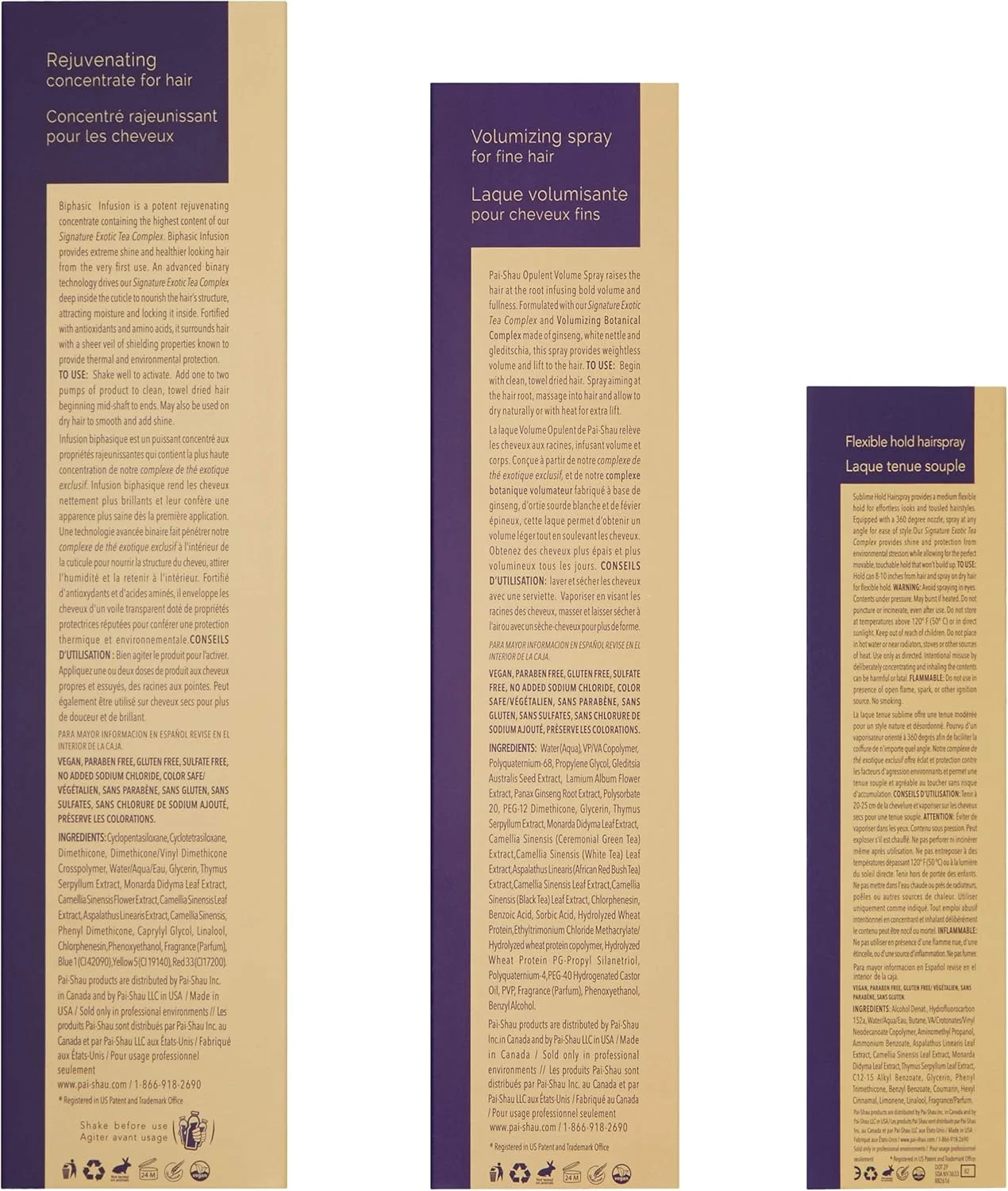 پای-شو 120 میلی لیتر دوفاز، 120 میلی لیتر اسپری حجم دهنده، 50 میلی لیتر سابلایم پای-شو 120 میلی لیتر دوفاز، 120 میلی لیتر اسپری حجم دهنده، 50 میلی لیتر سابلایم