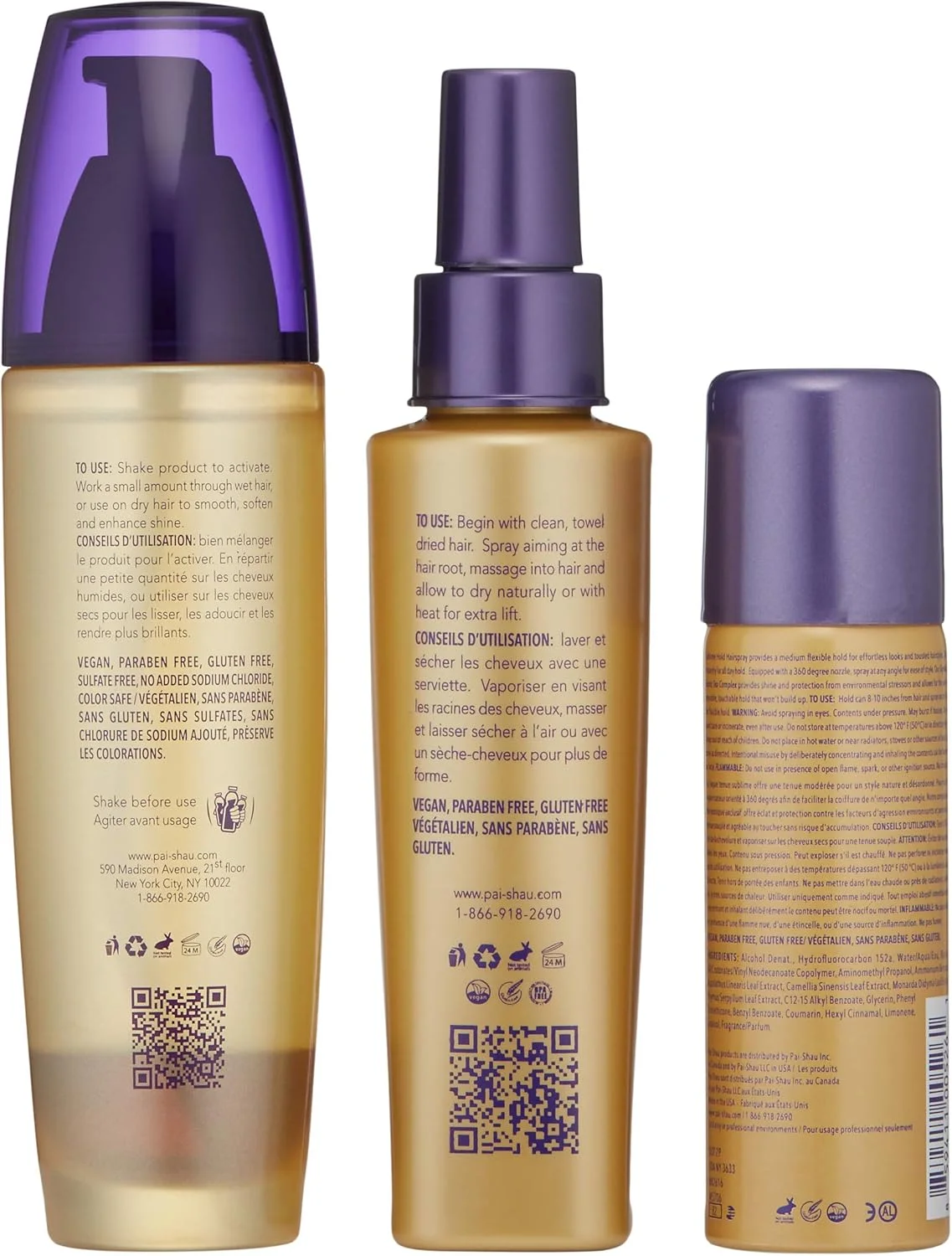 پای-شو 120 میلی لیتر دوفاز، 120 میلی لیتر اسپری حجم دهنده، 50 میلی لیتر سابلایم پای-شو 120 میلی لیتر دوفاز، 120 میلی لیتر اسپری حجم دهنده، 50 میلی لیتر سابلایم