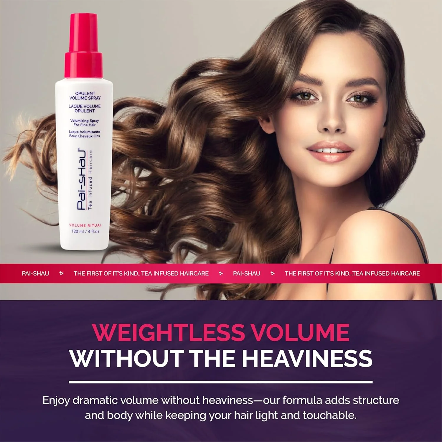 اسپری حجم دهنده مو Pai-Shau Opulent Volume، ۱۱۸ میلی لیتر اسپری حجم دهنده مو Pai-Shau Opulent Volume، ۱۱۸ میلی لیتر