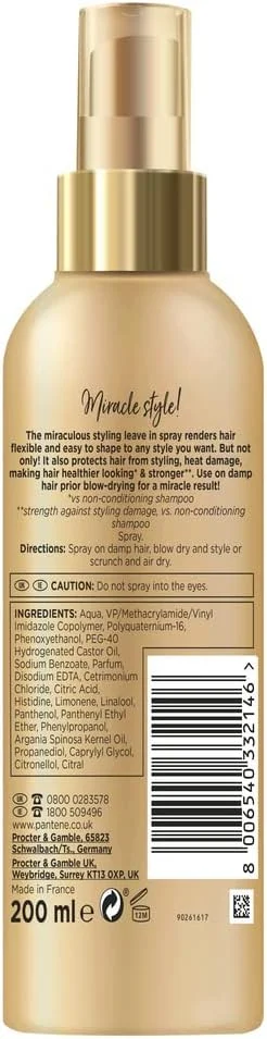 اسپری محافظت از حرارت مو پنتن، نرم کننده مو، 5 در 1، 200 میلی لیتر، اسپری حالت دهنده مو، پرایمر، حالت دهنده، محافظت کننده و مغذی مو اسپری محافظت از حرارت مو پنتن، نرم کننده مو، 5 در 1، 200 میلی لیتر، اسپری حالت دهنده مو، پرایمر، حالت دهنده، محافظت کننده و مغذی مو