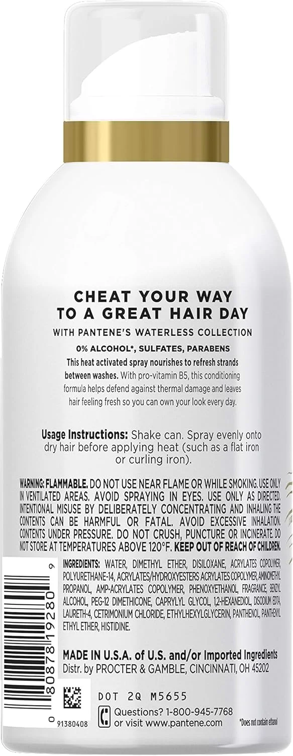 اسپری طراوت بخش موی فعال شده با حرارت Pantene Pro-V Hot Mama، ۱۴۷ میلی لیتر اسپری طراوت بخش موی فعال شده با حرارت Pantene Pro-V Hot Mama، ۱۴۷ میلی لیتر